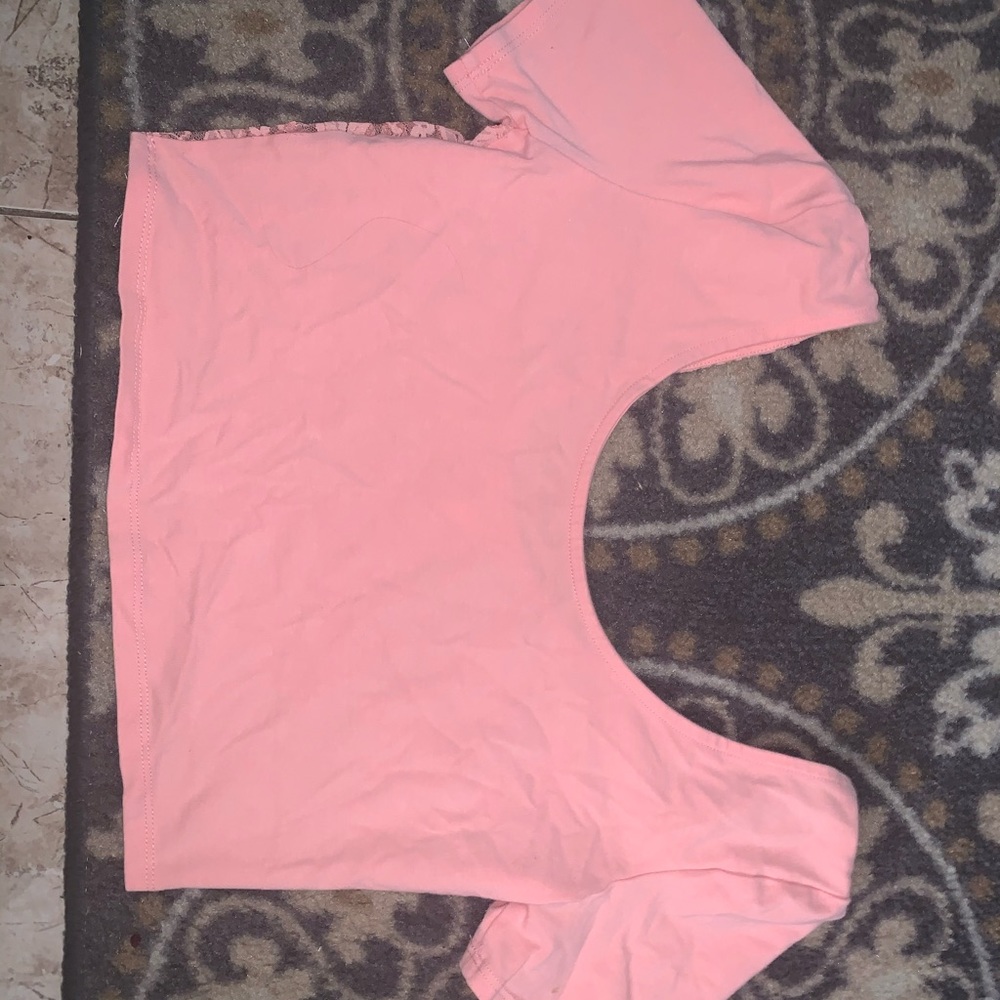 Light pink crop top